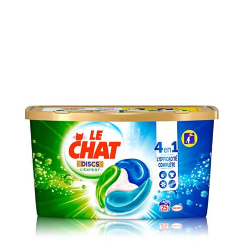 Henkel increased sales and shopper engagement for Le Chat Discs by using Tokinomo, the shelf advertising robot.