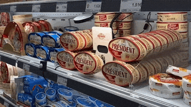 Lactalis President and Tokinomo POS Marketing Robots
