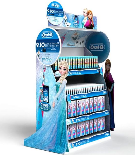 Display stand Frozen POP advertising
